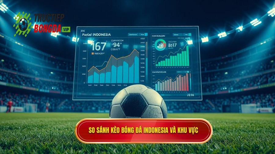 Bảng so sánh đặc điểm kèo bóng đá Indonesia và các giải khu vực