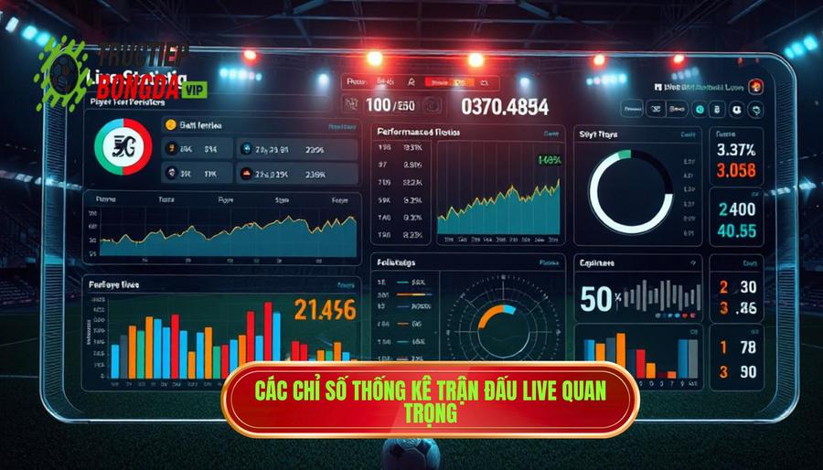 Các chỉ số quan trọng trong thống kê trận đấu live bạn cần biết