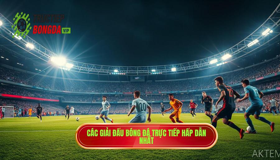 Các giải đấu không thể bỏ lỡ tại TRỰC TIẾP BÓNG ĐÁ